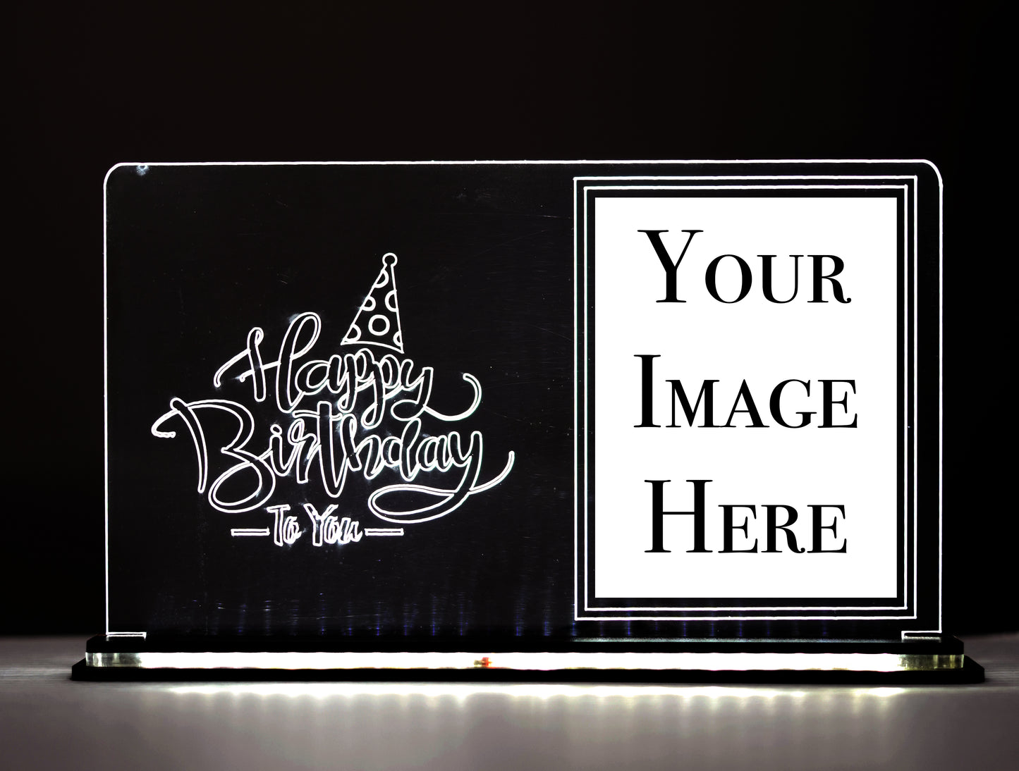 Custom Birthday LED Frame