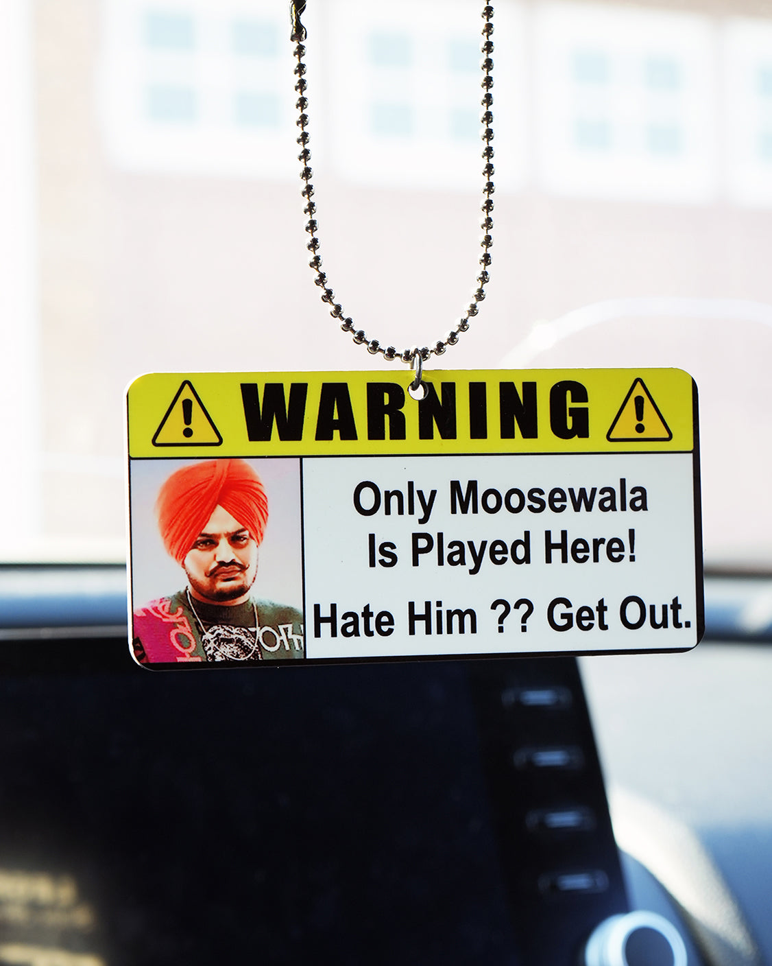 Sidhu Moosewala car hanging
