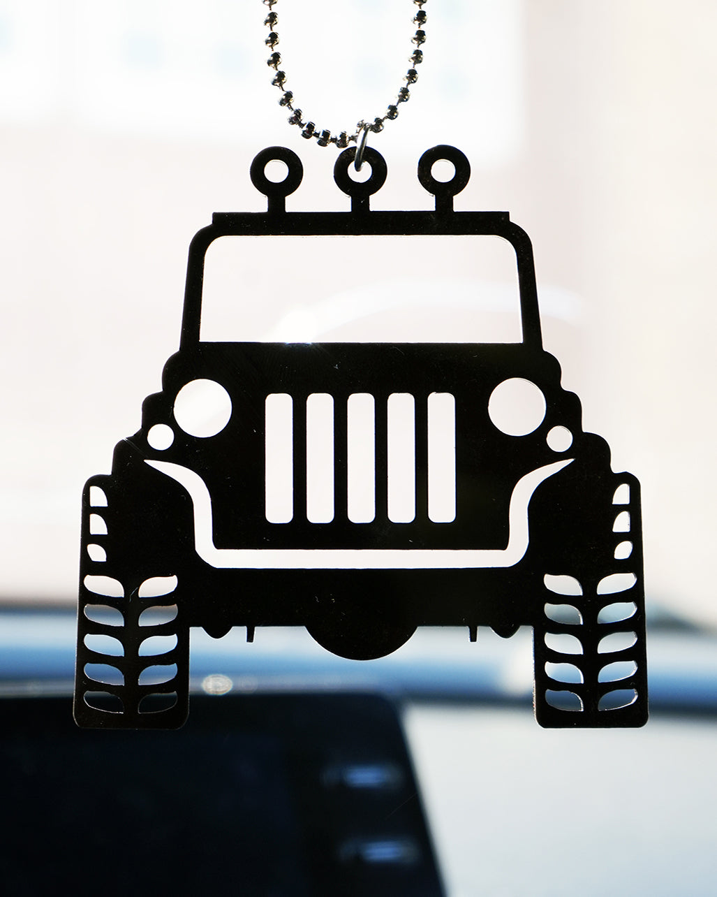 Jeep car hanging
