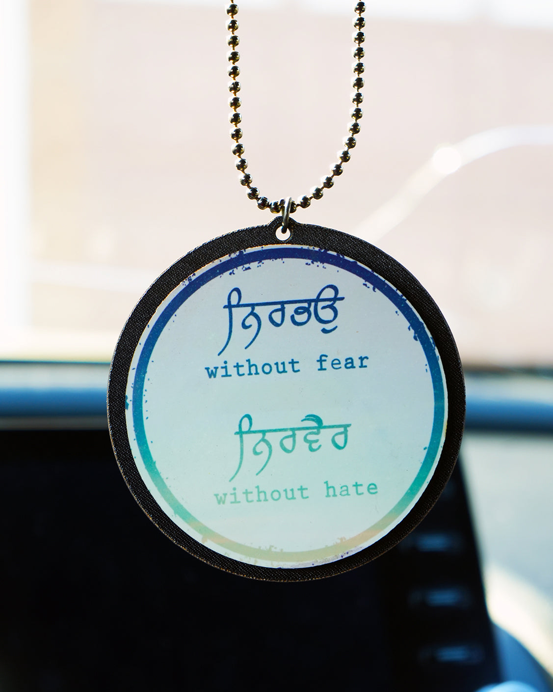 Nirbhau Nirvair car hanging