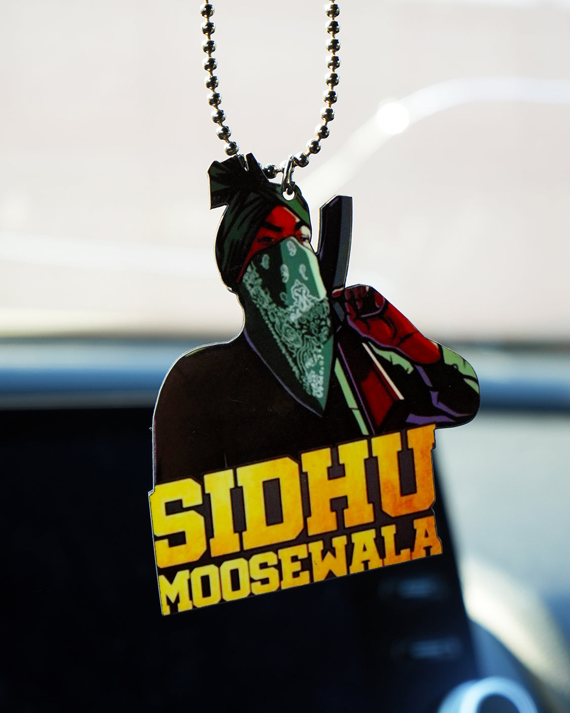 Sidhu Moosewala car hanging