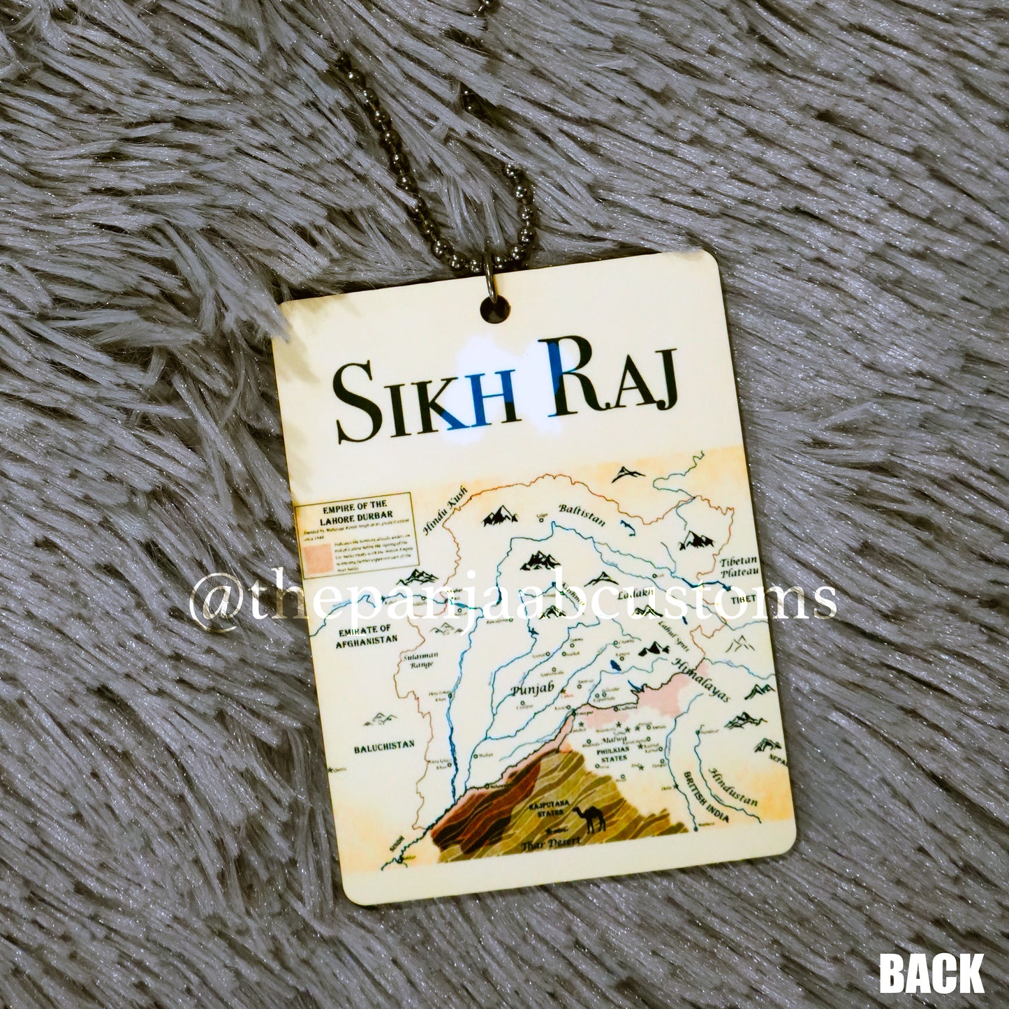 Sikh Raj car hanging