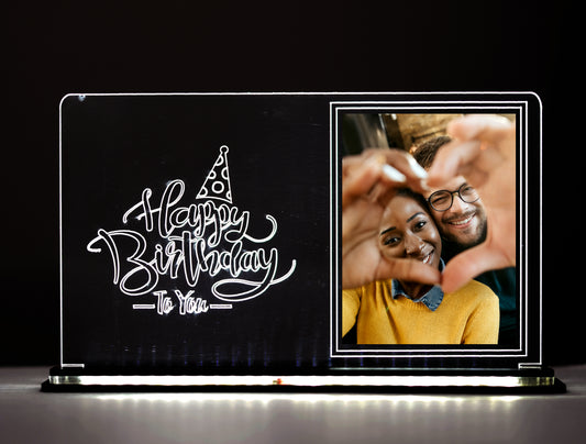 Custom Birthday LED Frame