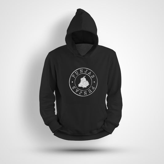 Punjab Map Logo Hoodie