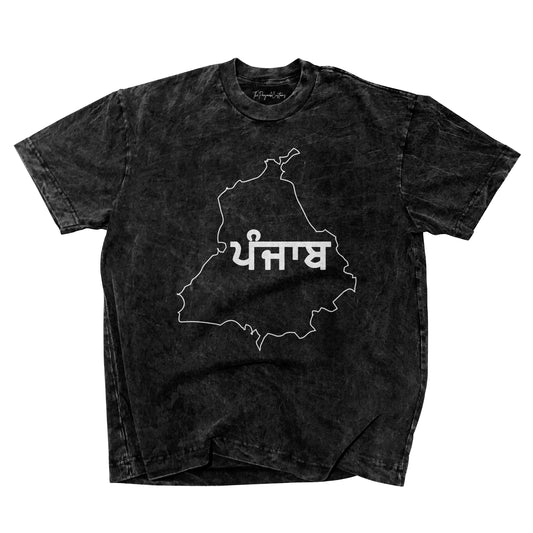 Punjab Map T-shirt