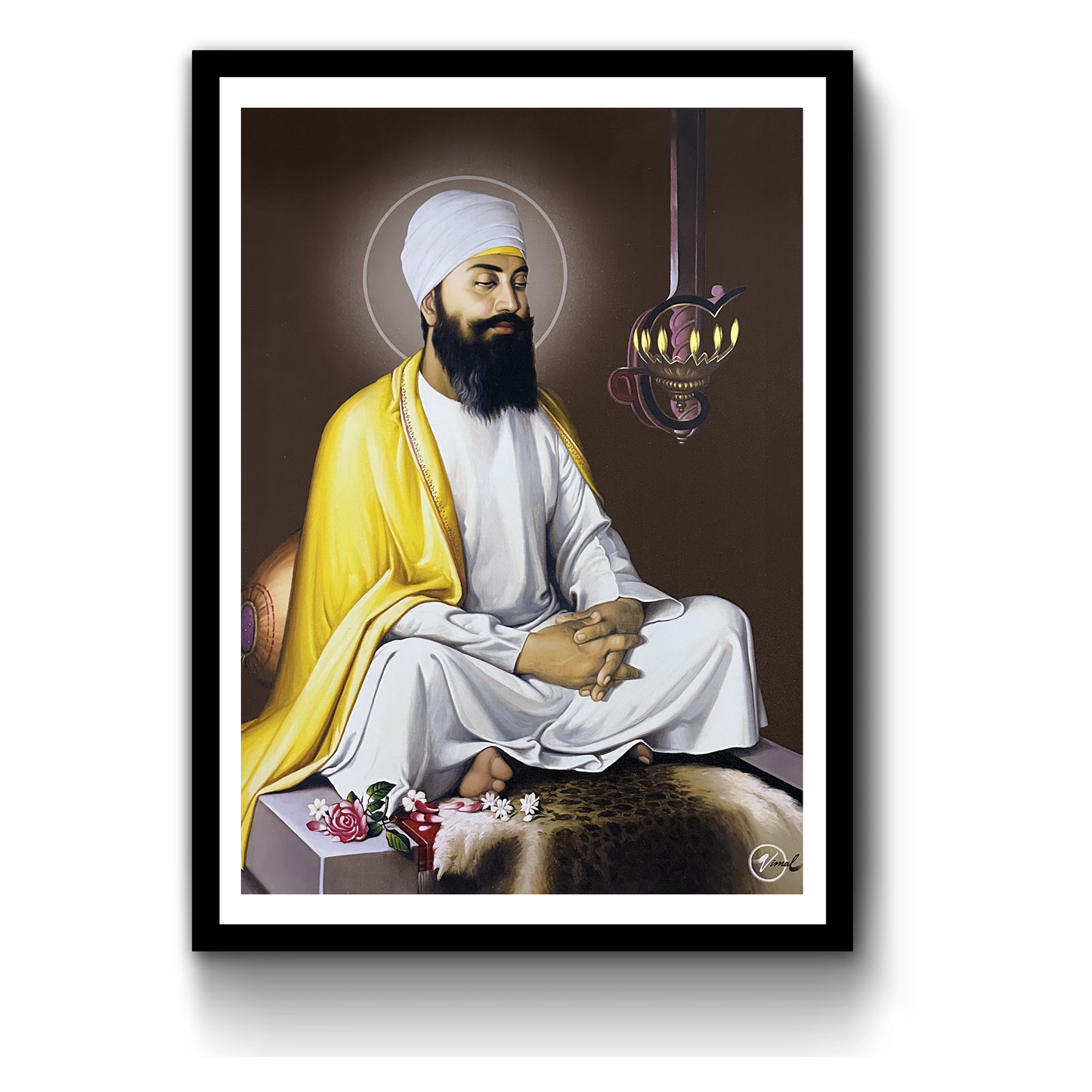 Guru Tegh Bahadur ji Portrait