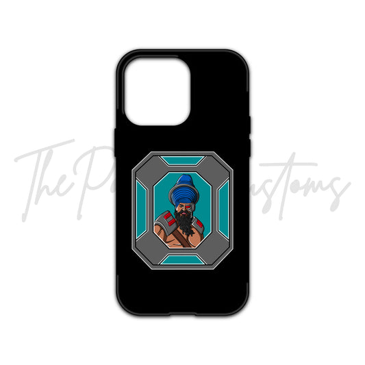 The Turbanator Sikh iphone Cover