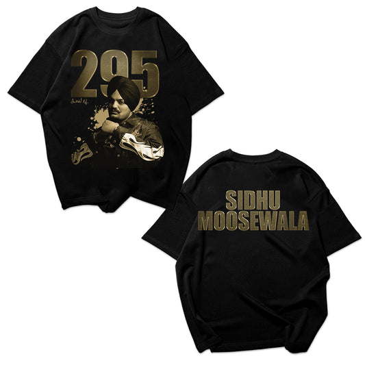 Sidhu Moosewala 295 – Gold Edition T-Shirt