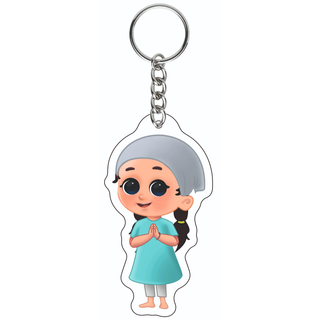 Khalsa Phulwari Keychains