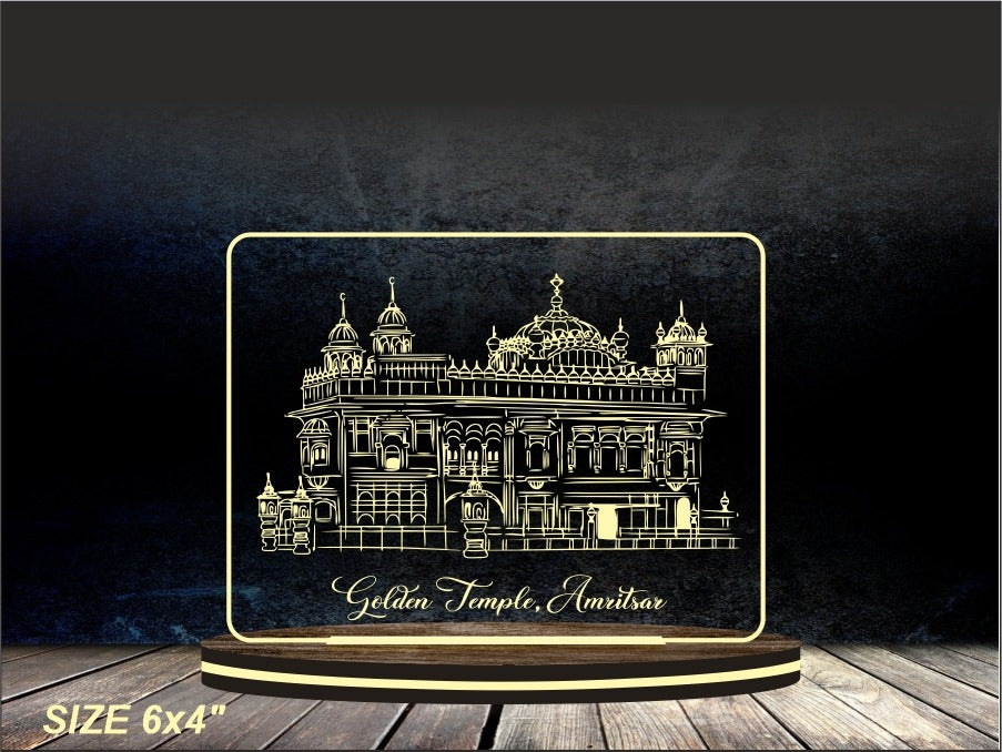 Golden Temple LED Frame